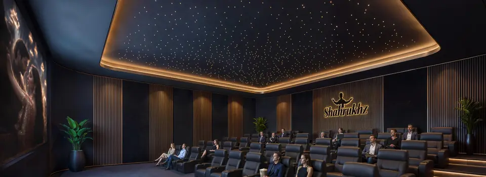 Private cinema at Shahrukhz Residences
