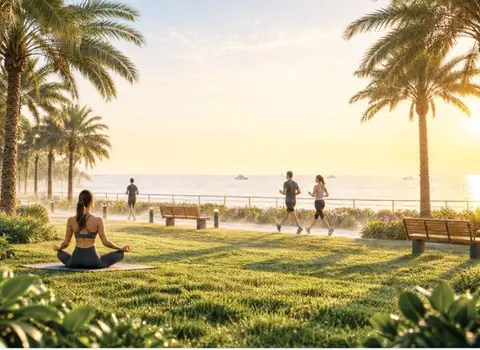 Sunset promenade