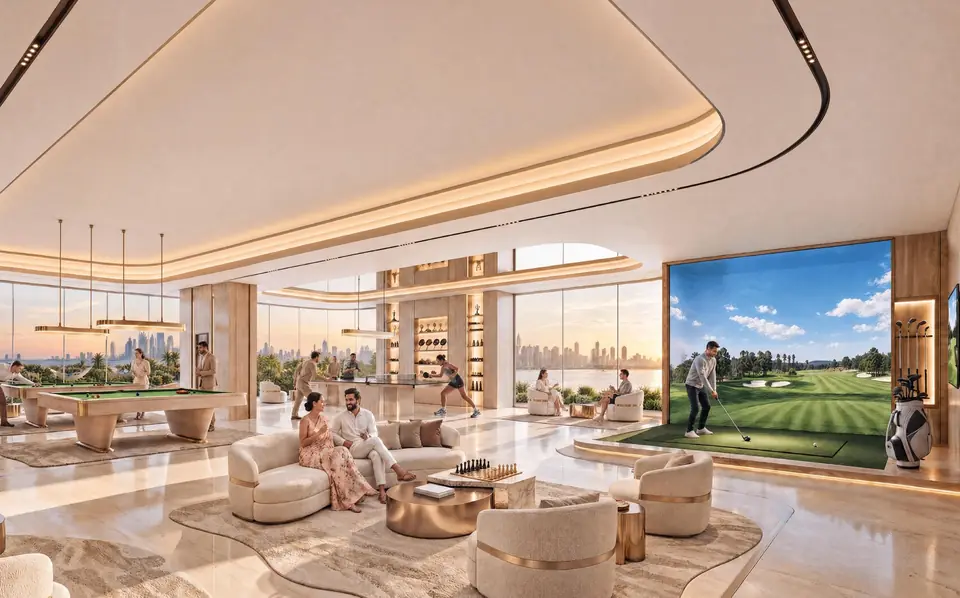 Party hall and games at Shahrukhz Residences