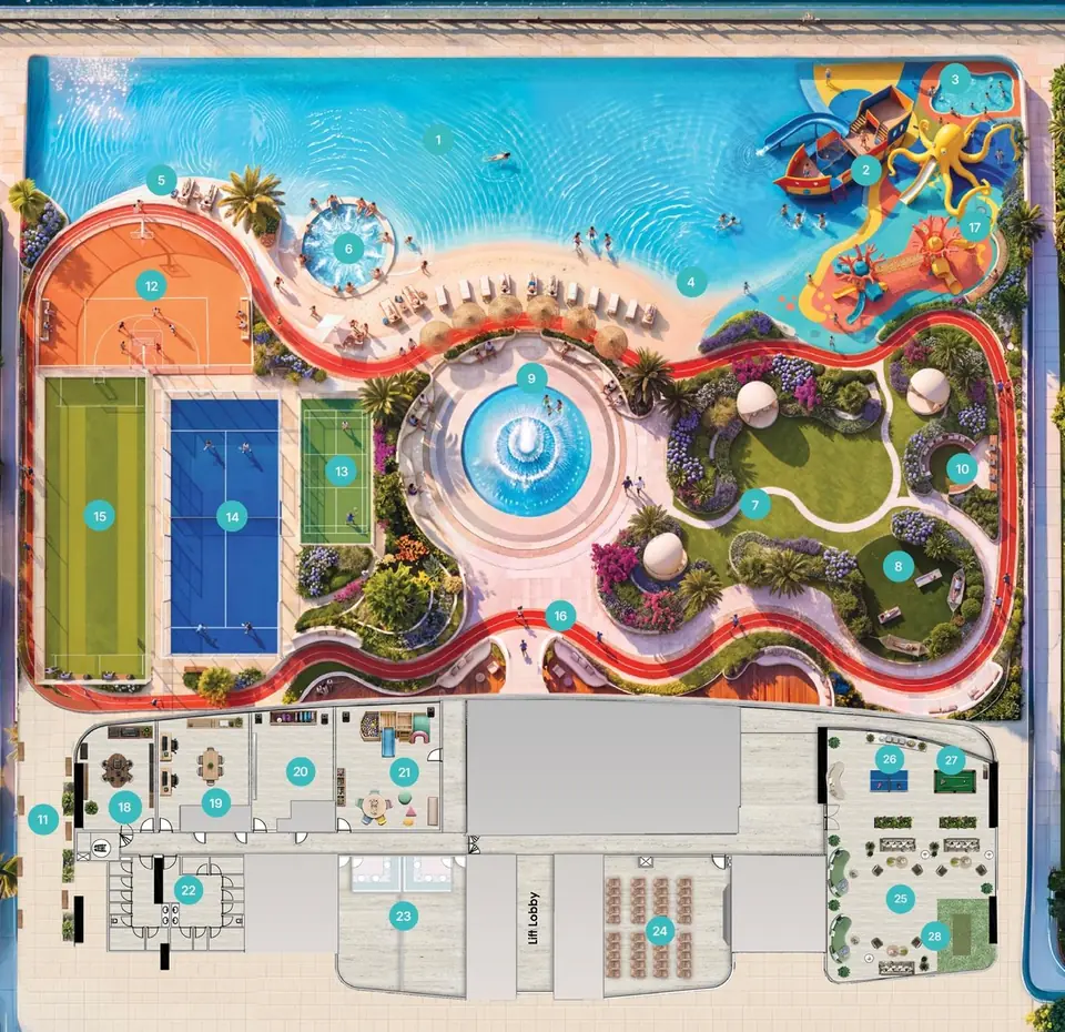 Lifestyle Deck podium plan